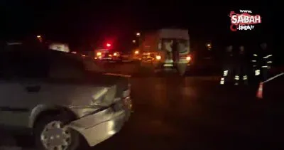 Tokat’ta otomobil refüje çarptı: 1 ölü, 1 yaralı | Video