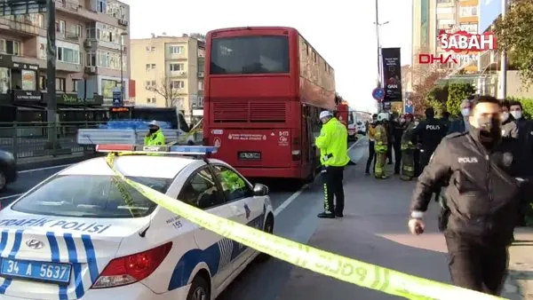 SON DAKİKA: İstanbul Beşiktaş'ta otobüs kazası! 1 ölü, 1 yaralı