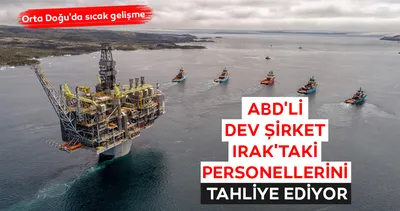 Orta Doğu’da sıcak gelişme! ABD’li şirket Irak’taki personellerini tahliye ediyor