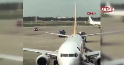 Pegasus uçağında korku dolu anlar