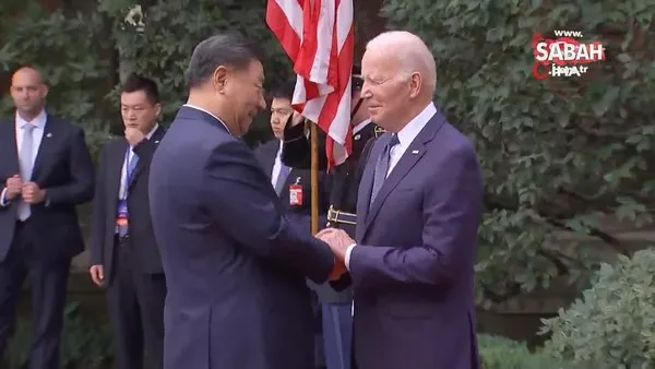 Biden ve Xi 1 yıl aranın ardından ilk kez yüz yüze görüştü | Video