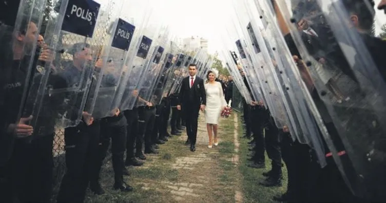 Kadın polis kendisini yanlışlıkla vuran meslektaşı ile evlendi