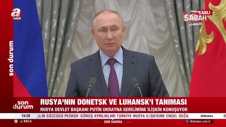 Son dakika: Rusya lideri Putin dünyaya duyurdu! Minsk Anlaşmasını yok saydılar | Video