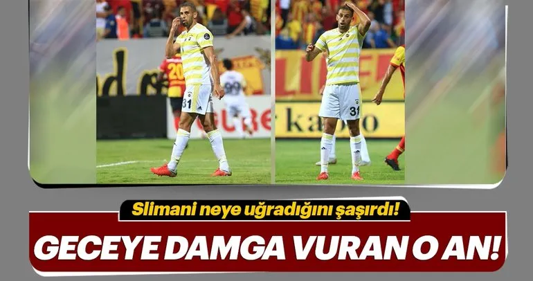 Göztepe - Fenerbahçe maçından kareler