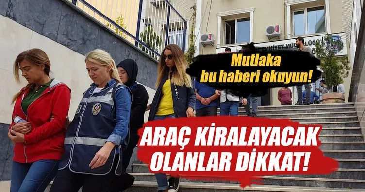 Kiralık araç ilanıyla dolandırdılar