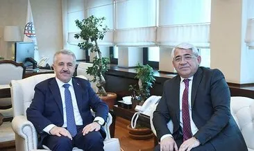 Başkan Karaçanta, Bakan Arslan ile bir araya geldi