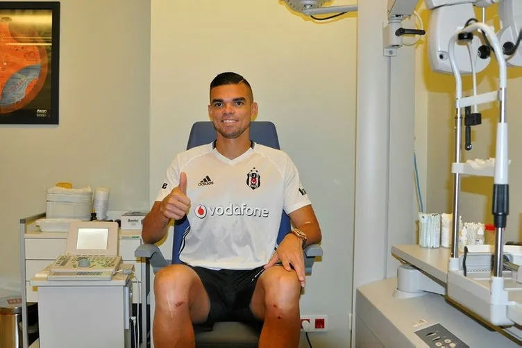 Beşiktaş’ta Pepe sağlık kontrolünden geçti