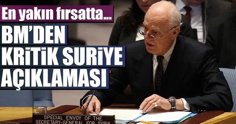 Son dakika: BM’den kritik Suriye açıklaması