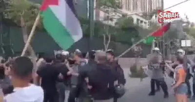 Yunanistan’da Filistin’e destek gösterisine polis müdahalesi | Video