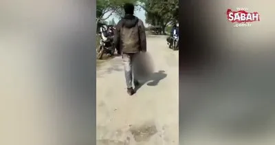 Hindistan’da koca vahşeti: Elinde eşinin kesik kafası ile yürüdü | Video