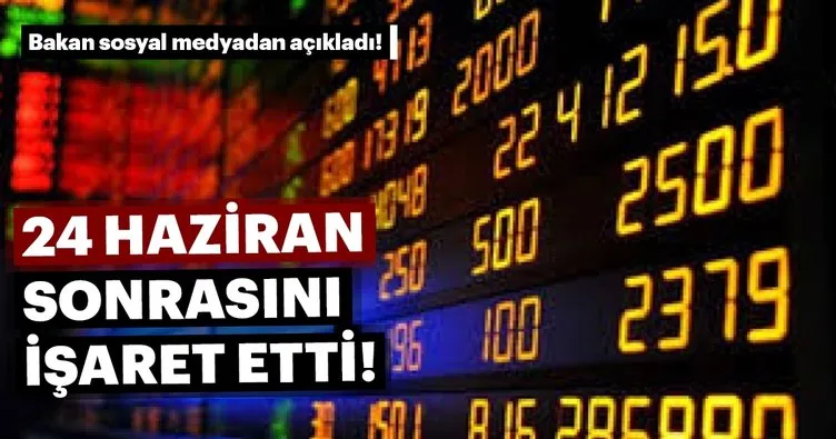 Mehmet Şimşek 24 Haziran’dan sonra piyasaların normalleşeceğini söyledi.