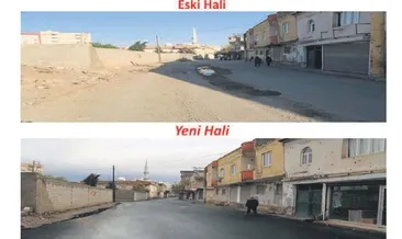 Yollar sıcak asfaltla tanıştı