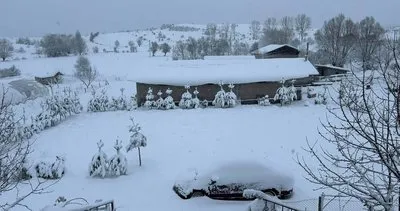 Kastamonu’da beklenen kar yağışı başladı