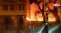 Beşiktaş’ta film gibi olay: Bina yanarken, mahalleli yumruk yumruğa birbirine girdi | Video