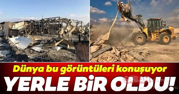 Dünya bu görüntüleri konuşuyor! Yerle bir oldu...
