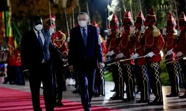 Başkan Erdoğan, Senegal’de resmi törenle karşılandı