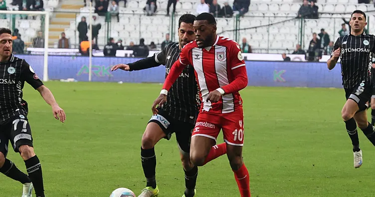 Süper Lig: Samsunspor, Konyaspor deplasmanında tek golle güldü!