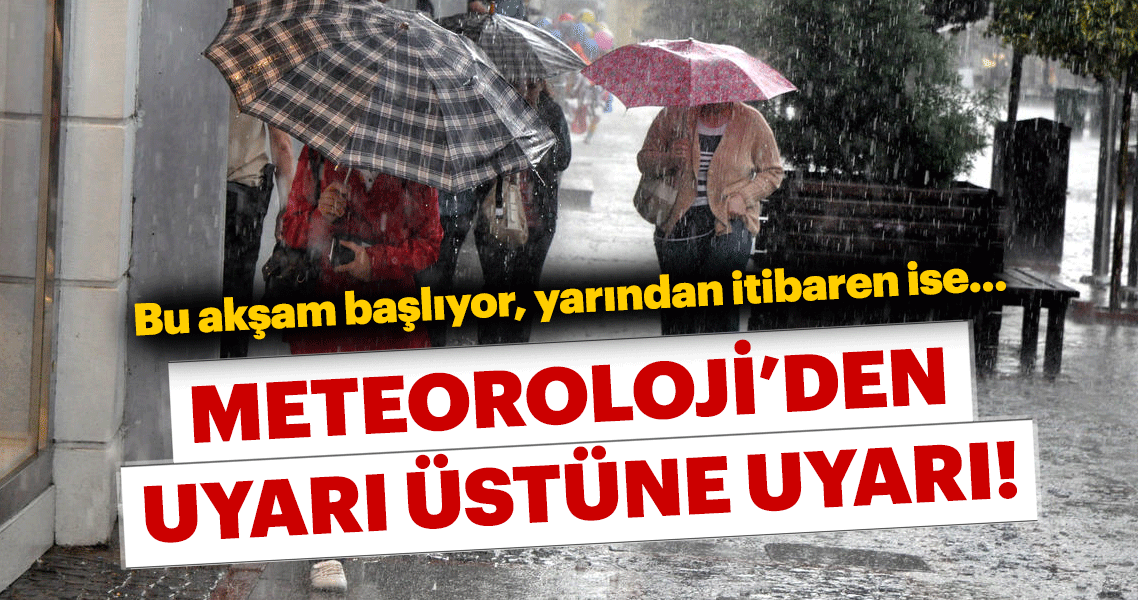 Meteoroloji’den bugün ve yarın için son dakika sağanak yağış uyarısı! İstanbul hava durumu nasıl olacak?