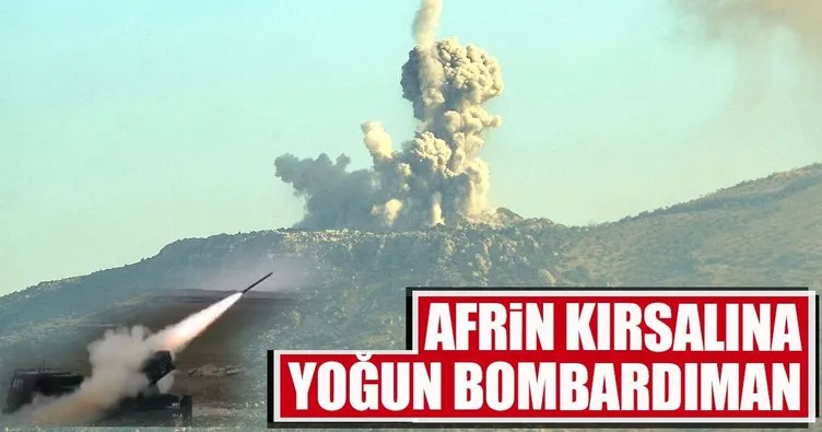 Afrin’deki YPG’liler yoğun ateş altında