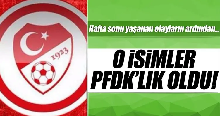 PFDK’dan sevk açıklaması