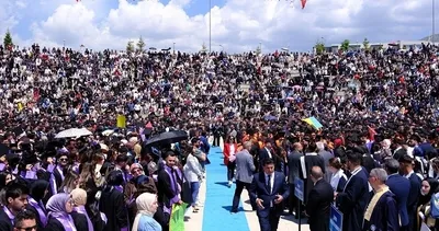 Erzincan Binali Yıldırım Üniversitesi'nde mezuniyet coşkusu yaşandı #erzincan