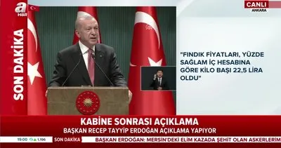 Başkan Erdoğan’dan fındık fiyatları ile ilgili son dakika açıklaması: Yeni fındık alım fiyatı... | Video