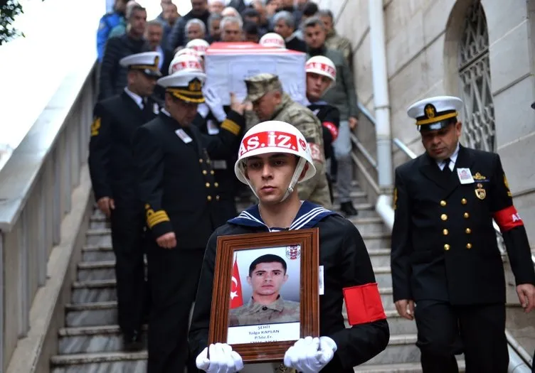 Tel Abyad şehidi teğmen Sinan Bilir, Tokat'ta son yolculuğa uğurlandı