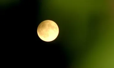 Parçalı Ay Tutulması İstanbul’dan böyle görüntülendi