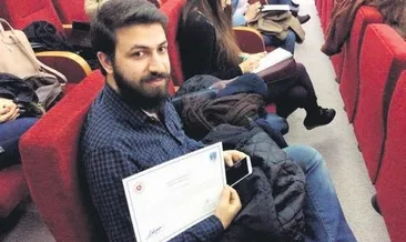 Şehadet diplomasını aldı