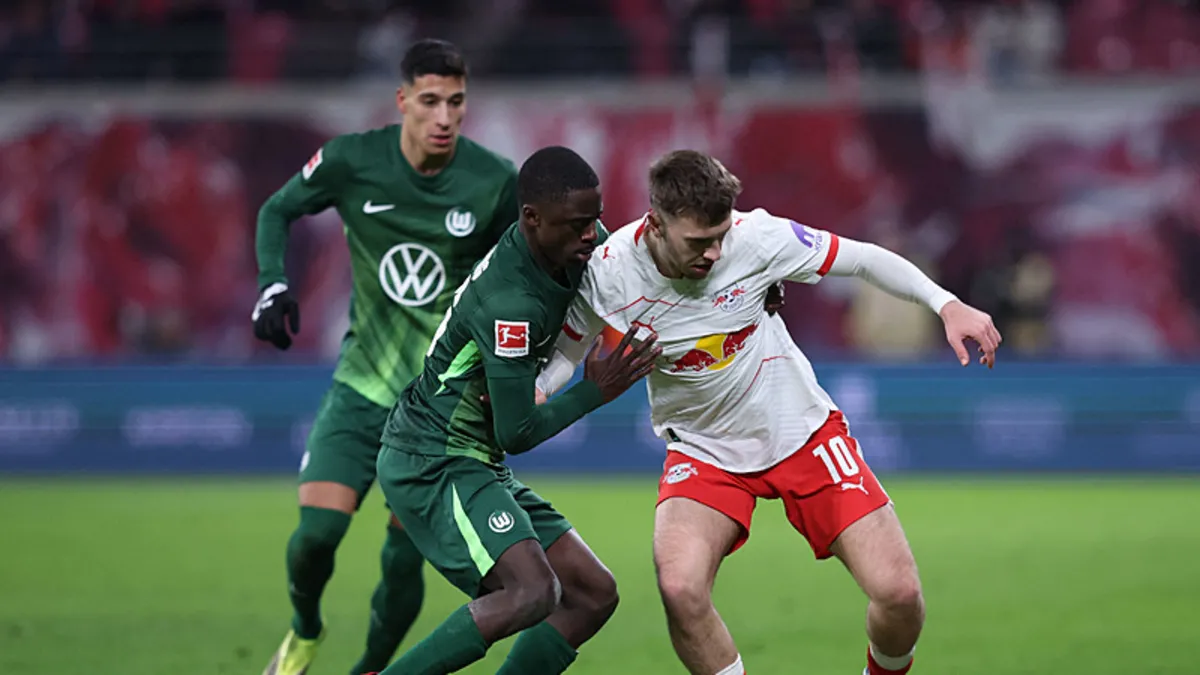 RB Leipzig ile Wolfsburg puanları paylaştı!
