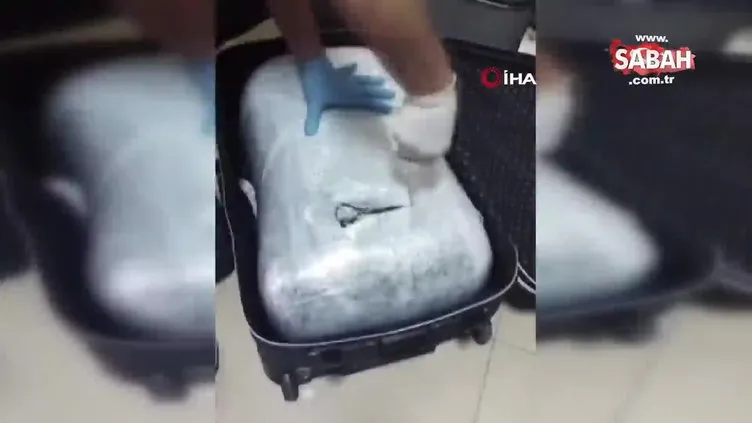 Bingöl Havalimanı’nda valizler içerisinde uyuşturucu madde ele geçirildi | Video