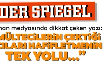Son dakika: Der Spiegel: AB İdlib’de Başkan Erdoğan’ı desteklemelidir