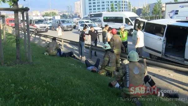 İstanbul Ümraniye’de can pazarı! İşçileri taşıyan minibüs hafriyat kamyonuna çarptı: Çok sayıda yaralı var