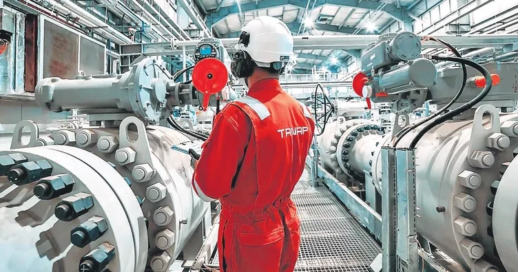 8 yılda 99 milyar m3 doğalgaz taşındı