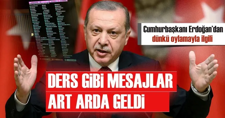 Cumhurbaşkanı Erdoğan’dan AK Parti İl Başkanları’nda dünyaya ders niteliğinde mesajlar