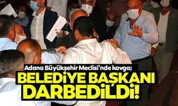 Adana Büyükşehir Meclisi’nde yumruklu kavga; belediye başkanı darbedildi