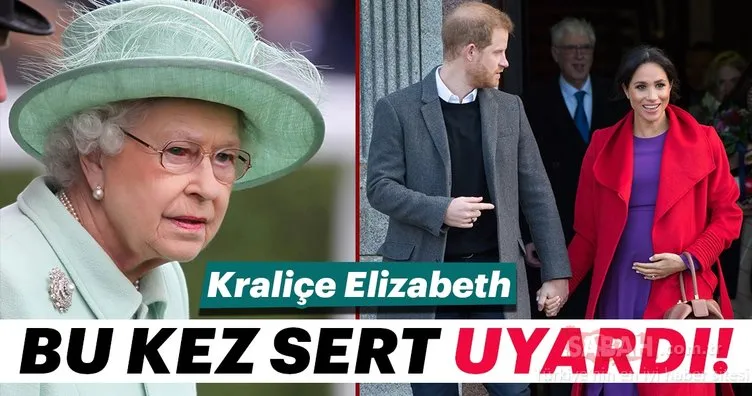 Kraliçe Elizabeth bu kez sert uyardı!