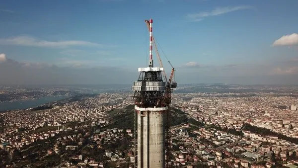Çamlıca Kulesinin anteninde sona gelindi