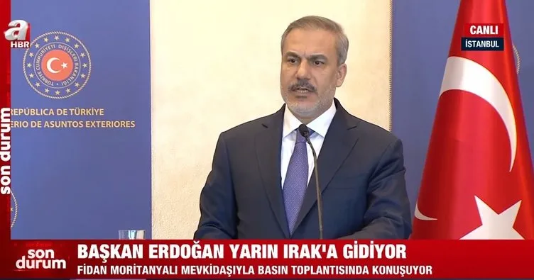 Dışişleri Bakanı Fidan: Irak’ın istikrarı için çalışmamız olacak