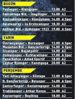 Galatasaray A2 De Ziraat Turkiye Kupasi