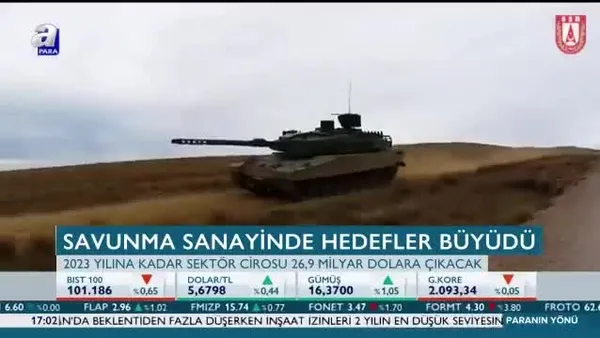 Savunma sanayinde hedefler büyüdü