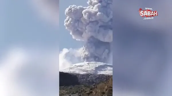 Kolombiya'daki Nevado del Ruiz Yanardağı'nda patlama riskine karşı uyarı yapıldı | Video