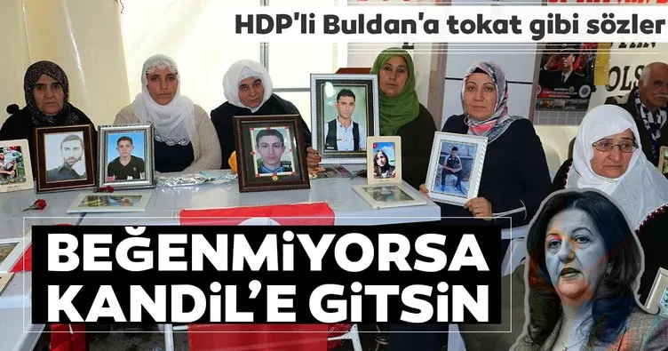 Son dakika: Evlat nöbetindeki ailelerden HDP’li Pervin Buldan’a tokat gibi sözler: Beğenmiyorsa Kandil’e gitsin