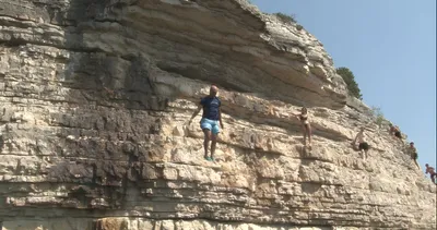 15 metreden ölüme atlıyorlar: Hayatımız film şeridi gibi…