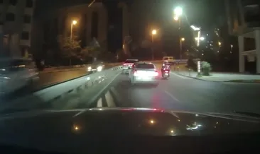 Makas atan araç trafikten men edildi
