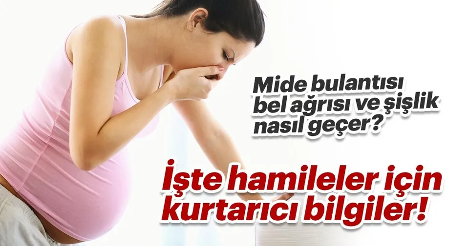hamilelerin dikkatine mide bulantisi