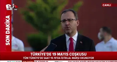 Bakan Kasapoğlu 19 Mayıs töreninde konuştu | Video