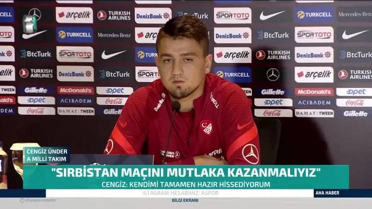 Cengiz Ünder: Mutlaka kazanmalıyız!
