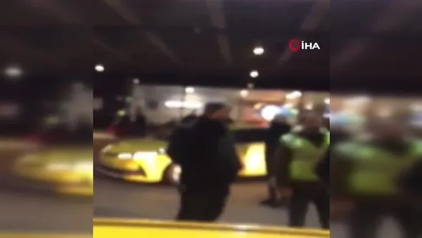 Sabiha Gökçen’de kahya dehşeti! Yolcu ve taksiciye yumrukla, telsizle saldırdılar | Video