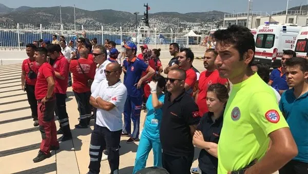 205 Türk vatandaşını taşıyan feribot Bodrum’a geldi
